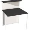 Kerkmann Receptietafel Antraciet, wit 1.000 x 800 x 1.100 mm