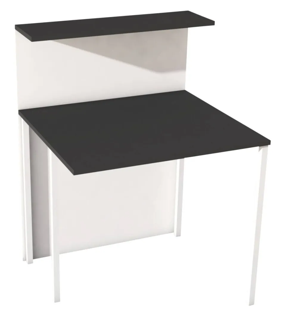 Kerkmann Receptietafel Antraciet, wit 1.000 x 800 x 1.100 mm