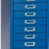 Ladekast OCH-10 10 laden blauw 650 x 280 x 420 mm (h x b x d)