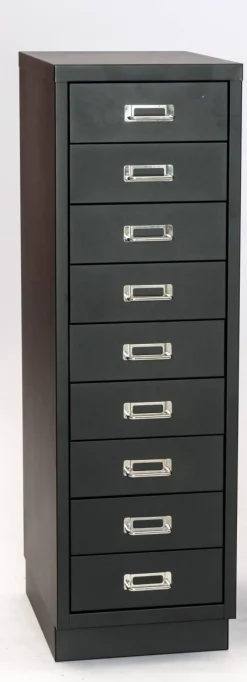 Ladekast OCH-09 9 laden zwart 930 x 280 x 420 mm (h x b x d)