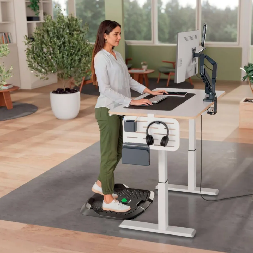 Leitz Ergo Actieve Ergonomische Antivermoeidheidsmat 53730089, 605 x 681 mm Grijs