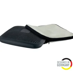 Leitz Ergo Actieve wiebel stoelkussen 6540 washbare stoffen hoes 360 x 360 x 55 mm lichtgrijs
