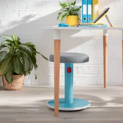 Leitz Ergo Cosy Actieve zit-sta-kruk 6518 In hoogte verstelbaar 46 - 79 cm Tot 110 kg Blauw