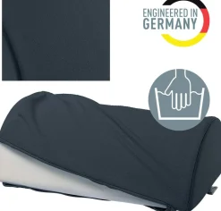 Leitz Ergo Cosy Ergonomische voetensteun 5371 Schuim met wasbare hoes 405 x 140 x 260 mm Grijs