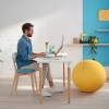Leitz Ergo Cosy Ergonomisch stoelkussen 5284 van Schuim met wasbare hoes 455 x 75 x 355 mm Blauw