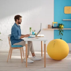 Leitz Ergo Cosy Ergonomisch stoelkussen 5284 van Schuim met wasbare hoes 455 x 75 x 355 mm Blauw
