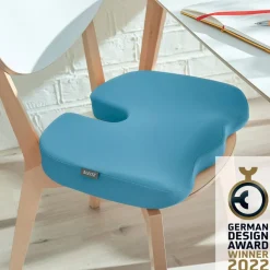 Leitz Ergo Cosy Ergonomisch stoelkussen 5284 van Schuim met wasbare hoes 455 x 75 x 355 mm Blauw
