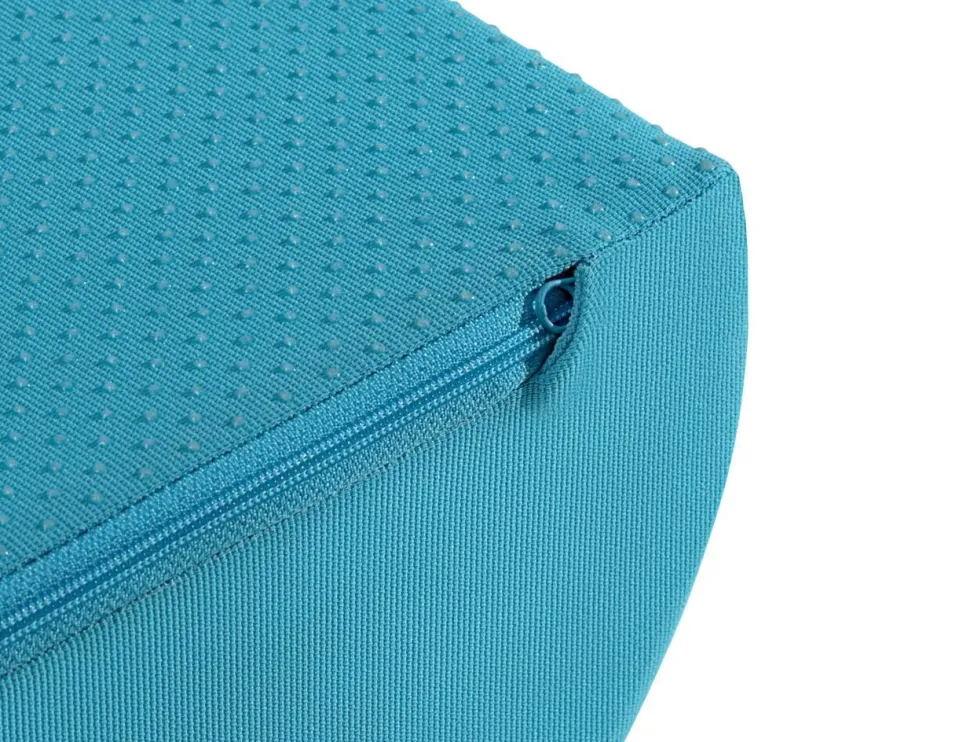 Leitz Ergo Cosy Ergonomische voetensteun 5371 Schuim met wasbare hoes 405 x 140 x 260 mm Blauw
