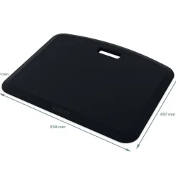 Leitz Ergo Cosy Ergonomische antivermoeidheidsmat 5369 van Schuim Met handvat 558 x 19 x 457 mm Grijs