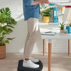 Leitz Ergo Cosy Ergonomische antivermoeidheidsmat 5369 van Schuim Met handvat 558 x 19 x 457 mm Grijs
