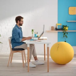 Leitz Ergo Cosy Ergonomisch stoelkussen 5284 van Schuim met wasbare hoes 455 x 75 x 355 mm Grijs
