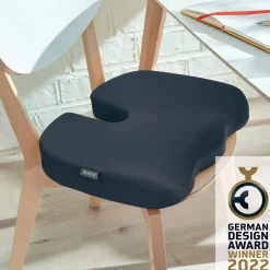 Leitz Ergo Cosy Ergonomisch stoelkussen 5284 van Schuim met wasbare hoes 455 x 75 x 355 mm Grijs