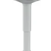 Leitz Ergo Wiebel zitkruk 6544 met verstelbare comfortzitting 47 - 64 cm tot 110 kg lichtgrijs