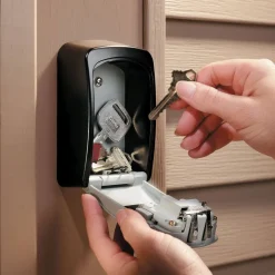 Master Lock Sleutel stortingskluis Combinatieslot 5401EURD 85 x 36 x 119 mm Grijs, Zwart