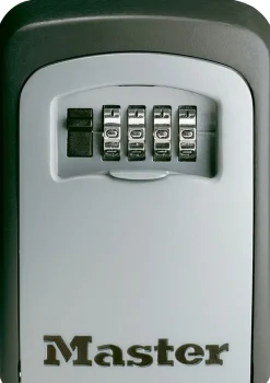 Master Lock Sleutel stortingskluis Combinatieslot 5401EURD 85 x 36 x 119 mm Grijs, Zwart