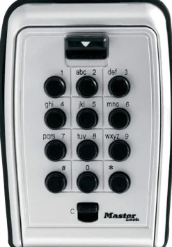 Master Lock Sleutel stortingskluis Combinatieslot 5423EURD 79 x 52 x 117 mm Grijs, Zwart