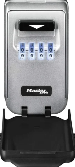 Master Lock Sleutel stortingskluis Combinatieslot 5425EURD 105 x 43 x 132 mm Grijs, Zwart