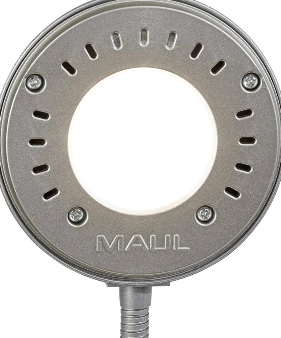 Maul MAULarc Bureaulamp Led (verwijderbaar) Zilver Netstroom 135 x 290 x 380 mm