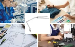 Maul MAULcraft duo Bureaulamp Led (niet verwijderbaar) Wit Netstroom 160 x 1.035 x 520 mm