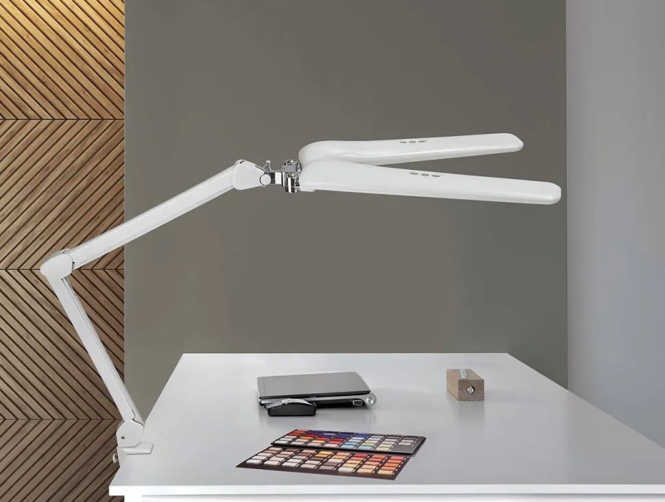 Maul MAULcraft duo Bureaulamp Led (niet verwijderbaar) Wit Netstroom 160 x 1.035 x 520 mm