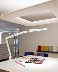 Maul MAULcraft Klembaar Bureaulamp LED (dimbaar) Wit Netstroom 80 x 985 x 520 mm