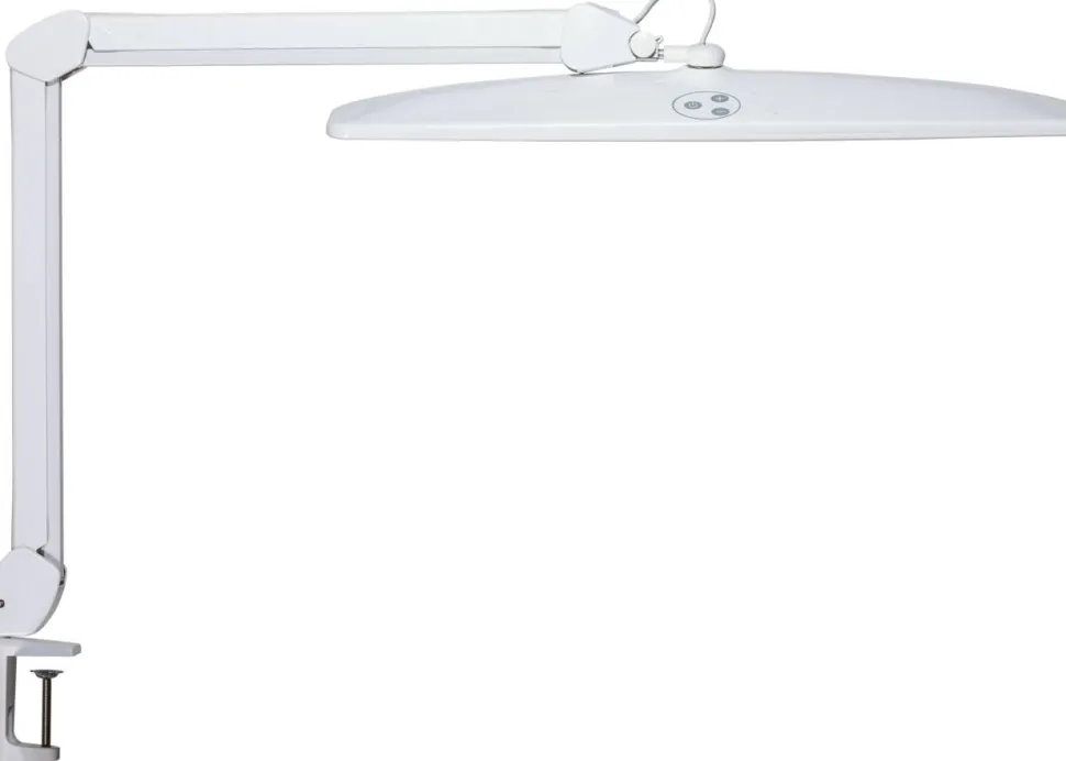 Maul MAULexplore Klembaar Bureaulamp LED (dimbaar) Wit Netstroom 580 x 620 x 500 mm