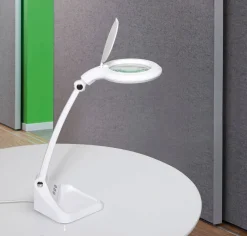 Maul MAULiris Bureaulamp Led (verwijderbaar) Wit Netstroom 178 x 260 x 369 mm