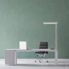 Maul MAULjaval Klembaar Vloerlamp LED (dimbaar) Zilver Netstroom 280 x 610 x 1.200 mm