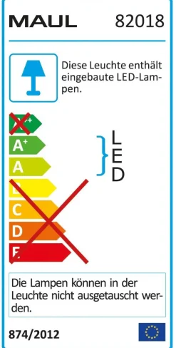 Maul MAULjazzy Bureaulamp LED Wit Netstroom 130 x 260 x 425 mm