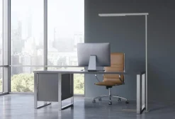 Maul MAULjet Vloerlamp Led (verwijderbaar) Zilver Netstroom 225 x 950 x 1.950 mm
