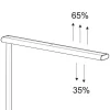 Maul MAULjet Vrijstaand Vloerlamp LED Wit Netstroom 225 x 950 x 1.950 mm