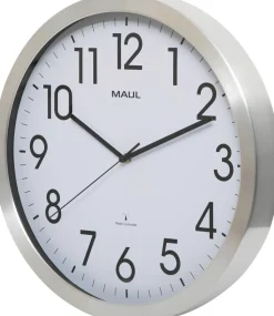 Maul MAULmove Analoog Wandklok Wit, zilver 40 x 40 x 40 x 5,1 cm