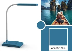 Maul MAULpearly Vrijstaand Bureaulamp LED (verwijderbaar) Atlantisch blauw Netstroom 106 x 265 x 375 mm
