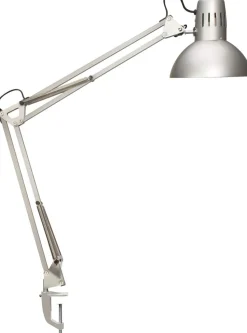Maul MAULstudy Klembaar Bureaulamp LED E27 (zonder lamp) Zilver Netstroom 170 x 595 x 440 mm