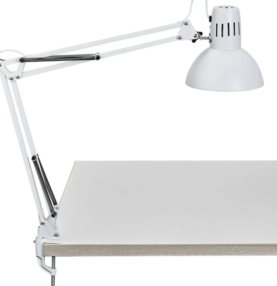 Maul MAULstudy Klembaar Bureaulamp LED E27 (zonder lamp) Wit Netstroom 170 x 595 x 440 mm