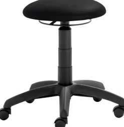 mayer sitzmöbel 1282 Draaikruk Stof Zwart 600 x 550 x 500 mm