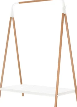 meet powered by PAPERFLOW Kledingrek VBLEND.23.13 1050 x 545 x 1420 mm Hout, metaal Wit, beuken