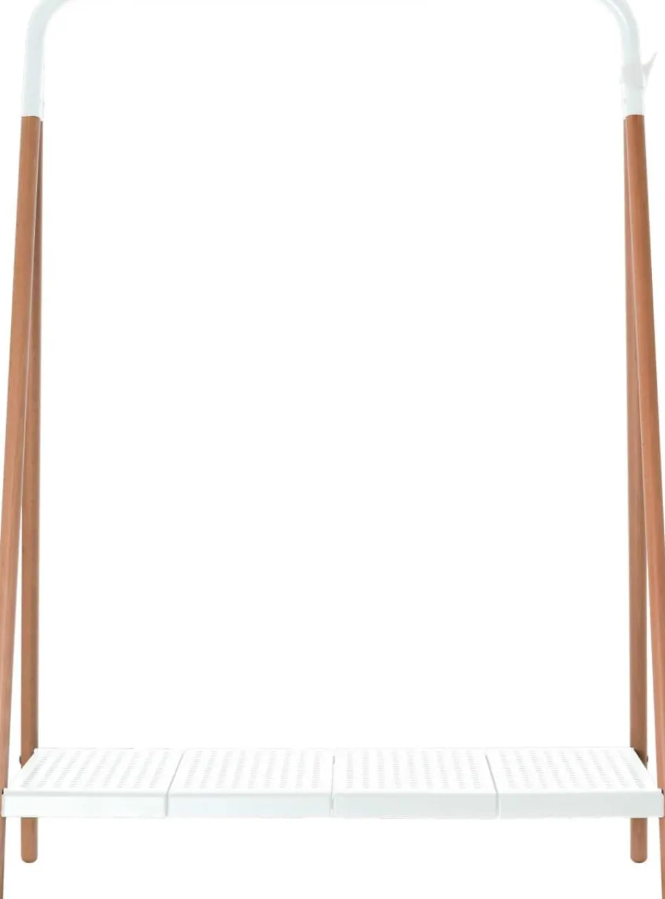 meet powered by PAPERFLOW Kledingrek VBLEND.23.13 1050 x 545 x 1420 mm Hout, metaal Wit, beuken