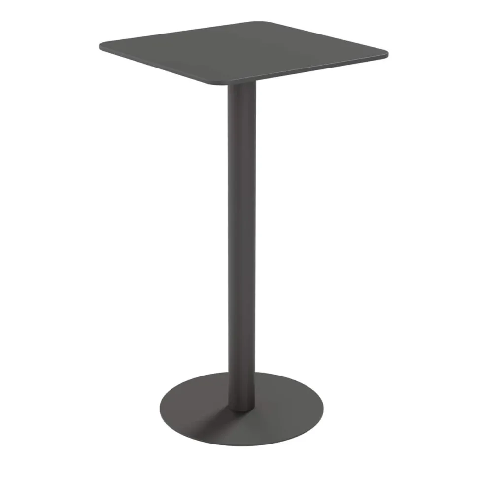 meet powered by PAPERFLOW Kantinetafel Vierkant Zwart TRCROS6060H.01 600 x 1.100 mm