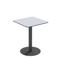 meet powered by PAPERFLOW Kantinetafel Vierkant Grijs TRCROS6060M.02 600 x 750 mm