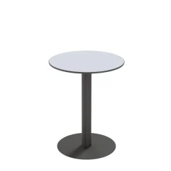 meet powered by PAPERFLOW Kantinetafel Rond Grijs TRCROS60M.02 600 x 750 mm