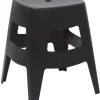 meet powered by PAPERFLOW Stool Zwart met Beech Poten Pack of 5