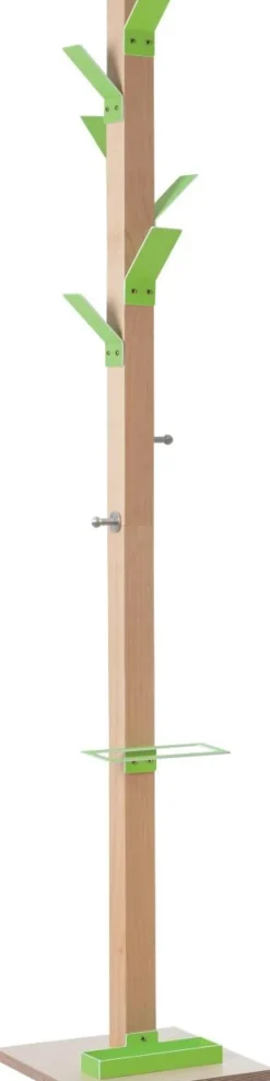 meet powered by PAPERFLOW Kapstok PECPP.13 350 x 350 x 1800mm Groen