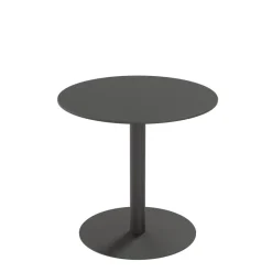 meet powered by PAPERFLOW Kantinetafel Rond Zwart TRCROS80M.01 800 x 750 mm