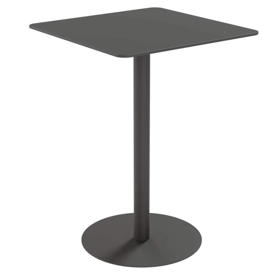 meet powered by PAPERFLOW Kantinetafel Vierkant Zwart TRCROS8080H.01 800 x 1.100 mm