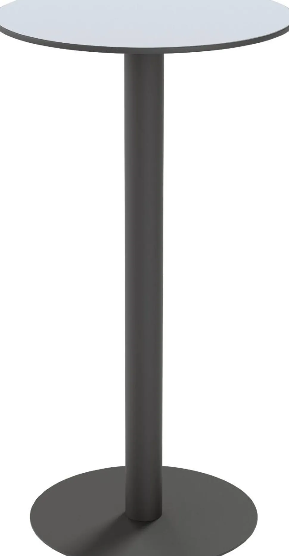 meet powered by PAPERFLOW Kantinetafel Rond Grijs TRCROS60H.02 600 x 1.100 mm