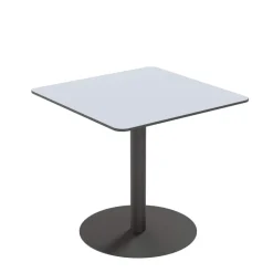 meet powered by PAPERFLOW Kantinetafel Vierkant Grijs TRCROS8080M.02 800 x 750 mm