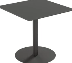 meet powered by PAPERFLOW Kantinetafel Vierkant Zwart TRCROS8080M.01 800 x 750 mm