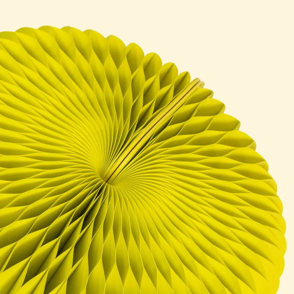 meet powered by PAPERFLOW Kruk Honinggraat Karton Niet in hoogte verstelbaar Geel 420 x 300 x 300 mm