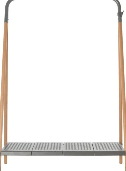 meet powered by PAPERFLOW Kledingrek VBLEND.23.02 1050 x 545 x 1420 mm Hout, metaal Grijs, beuken